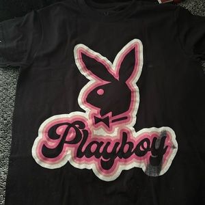 Play boy black tee